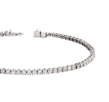 Load image into Gallery viewer, Silver Cubic Zirconia Tennis Bracelet
