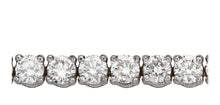 Load image into Gallery viewer, Silver Cubic Zirconia Tennis Bracelet
